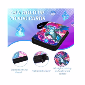 Pokemon Folder 9 Pocket 900 Cartas Mega Charizard Mewtwo - Imagen 3