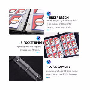 Pokemon Folder 9 Pocket Mewtwo Mew X 720 Cartas - Imagen 3