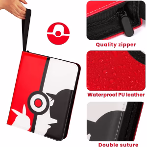 Pokemon Folder 9 Pocket 900 Cartas Ash Pikachu - Imagen 3