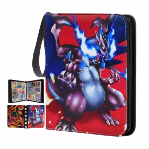 Pokemon Folder 9 Pocket 900 Cartas Mega Charizard - Imagen 1