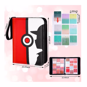 Pokemon Folder 9 Pocket Ash Pokebola 900 Cartas - Imagen 2