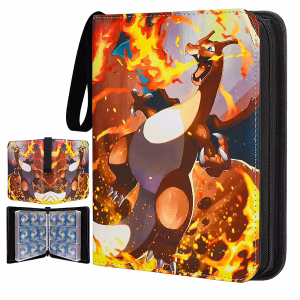 Pokemon Folder 9 Pocket Charizard 900 Cartas - Imagen 1