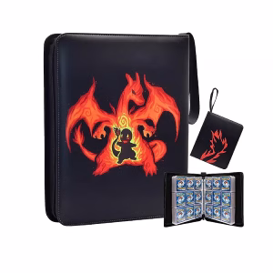 Pokemon Folder 9 Pocket Charizard Charmander 720 Cartas - Imagen 2