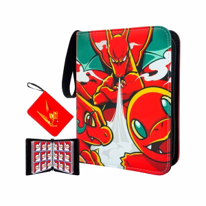 Pokemon Folder 9 Pocket Charmander Charizard 720 Cartas - Imagen 1