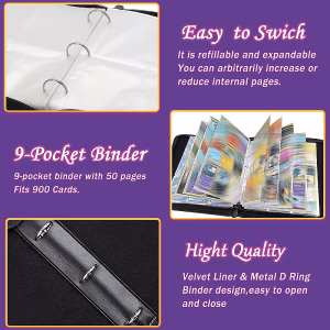 Pokemon Folder 9 Pocket Master Ball 900 cartas - Imagen 5