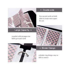 Pokemon Folder 9 Pocket Pikachu Charizard Y 900 Cartas - Imagen 3