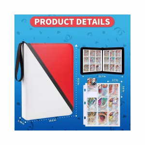 Pokemon Folder 9 Pocket Tematica Pokeball 900 Cartas - Imagen 4