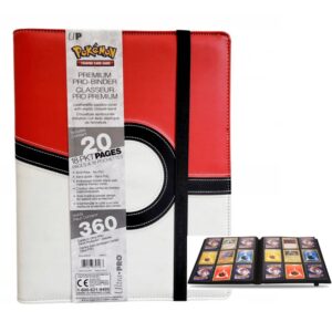 Pokemon Folder Premium Ultra Pro Pokeball 360 Cartas - Imagen 1