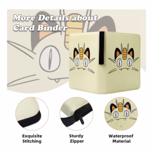 Pokemon Foler 9 Pocket Meowth 900 Cartas - Imagen 2