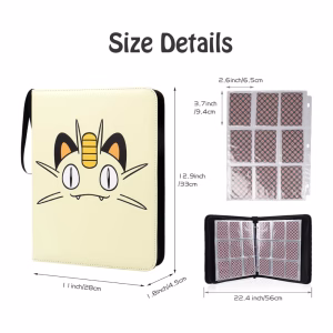 Pokemon Foler 9 Pocket Meowth 900 Cartas - Imagen 4