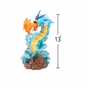 Pokemon Gyarados Estatua de coleccionista de lujo de 13 pulgadas con aletas iluminadas - Imagen 4