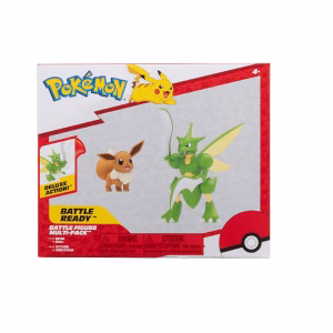 Pokemon Jazwares Figura Pack Eevee Scyther - Imagen 2