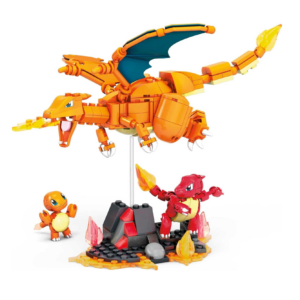 Pokemon Mega Construx Charizard Evolucion Set 300 Piezas - Imagen 3
