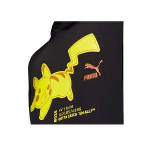 Pokemon Puma Polera con Capucha Pikachu Niños - Imagen 3