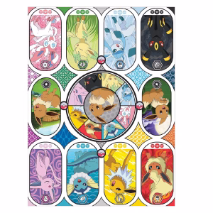 Pokemon Rompecabeza 1000 Piezas Ventanas De Evee - Imagen 5