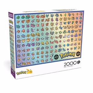Pokemon Rompecabeza 2000 Piezas Pokedex Kanto Pixel - Imagen 1