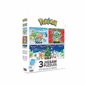 Pokemon Rompecabeza 3 En 1 -300-500-700 Piezas - Imagen 2