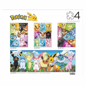 Pokemon Rompecabeza Eevee Y Evoluciones Pack de 4 - Imagen 1