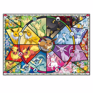 Pokemon Rompecabeza Vitrales De Evee 500 Piezas - Imagen 4