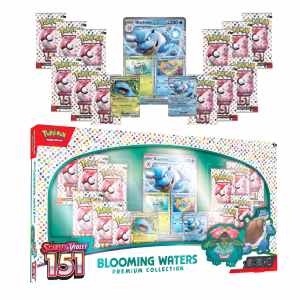 Pokemon TCG 151  Blooming Waters Premium Collection Ingles - Imagen 1