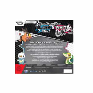 Pokemon TCG Black Bolt & White Flare Unova Poster Collection Ingles - Imagen 4