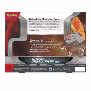 Pokemon TCG Bloodmoon Ursaluna ex Box Ingles - Imagen 5