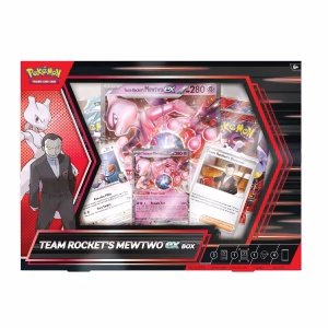 Pokemon TCG  Destind Rivals Team Rocket’s Mewtwo Ex Box Ingles - Imagen 2