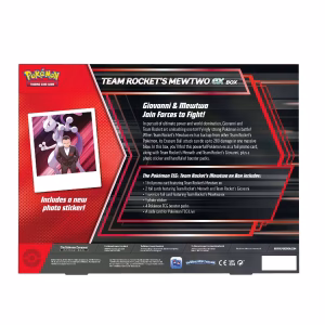 Pokemon TCG  Destind Rivals Team Rocket’s Mewtwo Ex Box Ingles - Imagen 3