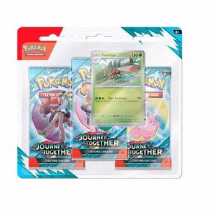 Pokemon TCG Journey Together 3 Pack Blister Ingles C/u - Imagen 2