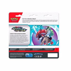 Pokemon TCG Journey Together 3 Pack Blister Ingles C/u - Imagen 5