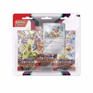 Pokemon TCG Obsidian Flames 3 Pack Blister Ingles C/u - Imagen 3