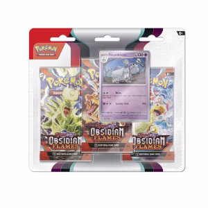 Pokemon TCG Obsidian Flames 3 Pack Blister Ingles C/u - Imagen 2