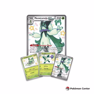 Pokemon TCG Paldeam Fates Premium Meowscarada ex Español - Imagen 2