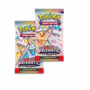 Pokemon TCG Prismatic Evolutions 3 Pack Blister Ingles - Imagen 2