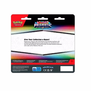 Pokemon TCG Prismatic Evolutions 3 Pack Blister Ingles - Imagen 4