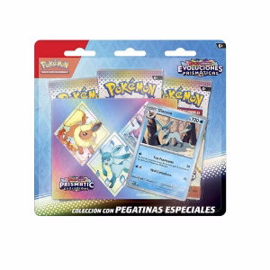 Pokemon TCG Prismatic Evolutions Tech Sticker Colections Español C/u - Imagen 2