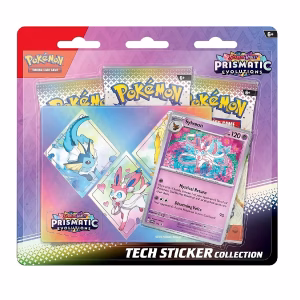 Pokemon TCG Prismatic Evolutions Tech Sticker Colections Ingles C/u - Imagen 2