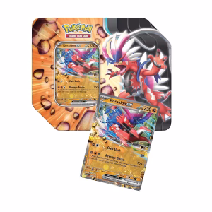 Pokemon TCG Slashing Legends Tin Koraidon Ingles - Imagen 1