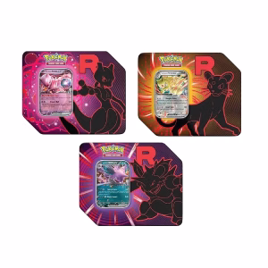 Pokemon TCG Team Rocket Tin Pack 3 Ingles C/u - Imagen 1