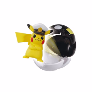 Pokemon Takara Tomy Capitan Pikachu con UltraBall Japon - Imagen 3