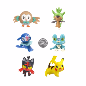 Pokemon Takara Tomy Exclusivo Asia Set Pikachu y amigos - Imagen 1