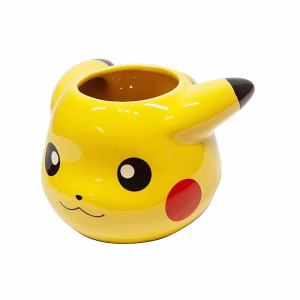 Pokémon Taza Pikachu Cerámica Amarilla Esculpida en 3D - Imagen 3