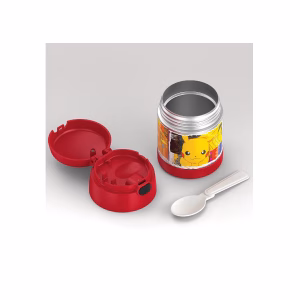 Pokemon Thermos Funtainer  Tarro De Comida Color Rojo - Imagen 6