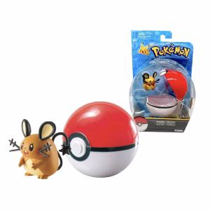 Pokemon Tomy Dedenne Con Pokebola - Imagen 1