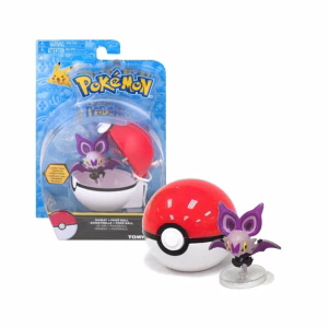 Pokemon Tomy Noibat Con Pokebola - Imagen 1