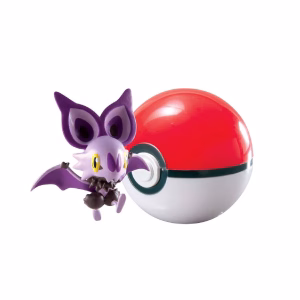 Pokemon Tomy Noibat Con Pokebola - Imagen 3