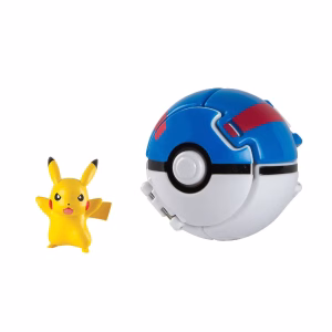 Pokemon Tomy Pikachu Pokeball - Imagen 2