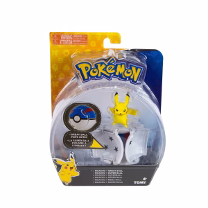 Pokemon Tomy Pikachu Pokeball - Imagen 1