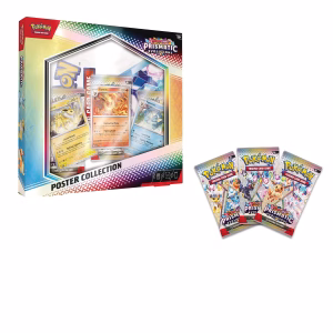 Pokemon TCG Prismatic Evolutions Poster Collection Ingles - Imagen 1