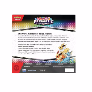 Pokemon TCG Prismatic Evolutions Poster Collection Ingles - Imagen 7